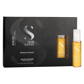  Alfaparf SEMI DI LINO SUBLIME Cellula Madre Beauty Genesis hajampulla