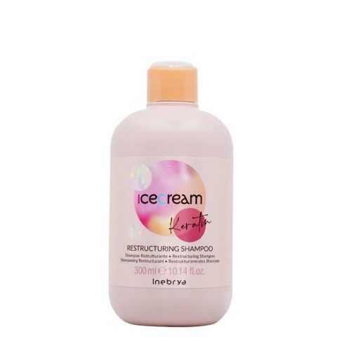 Inebrya icecream keratin sampon 300ml kiszerelésben