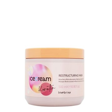 Inebrya icecream keratin hajpakolás fél literes kiszerelésben