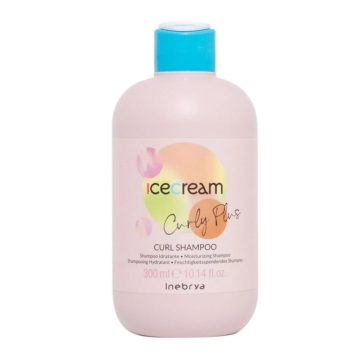 Inebrya icecream Curly Plus sampon 300ml kiszerelésben