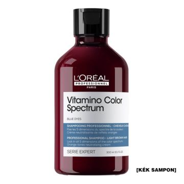  L'Oréal Vitamino Color Spectrum kék sampon 300ml kiszerelésben