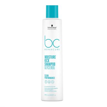Schwarzkopf bc BONACURE Moisture Kick sampon 250ml kiszerelésben