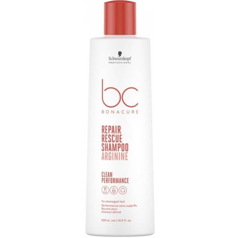 Schwarzkopf bc BONACURE Repair Rescue sampon 500 ml-es kiszerelésben