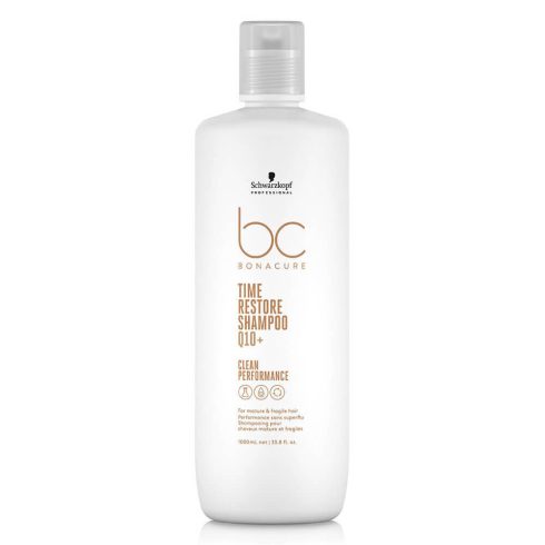 Schwarzkopf bc BONACURE TIME RESTORE sampon 1 literes kiszerelésben