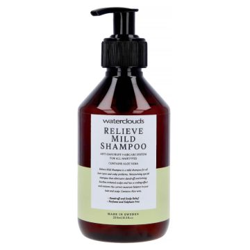 waterclouds RELIEVE MILD sampon 250ml kiszerelésben